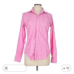 Ralph Lauren Sport Pink Button Down Shirt